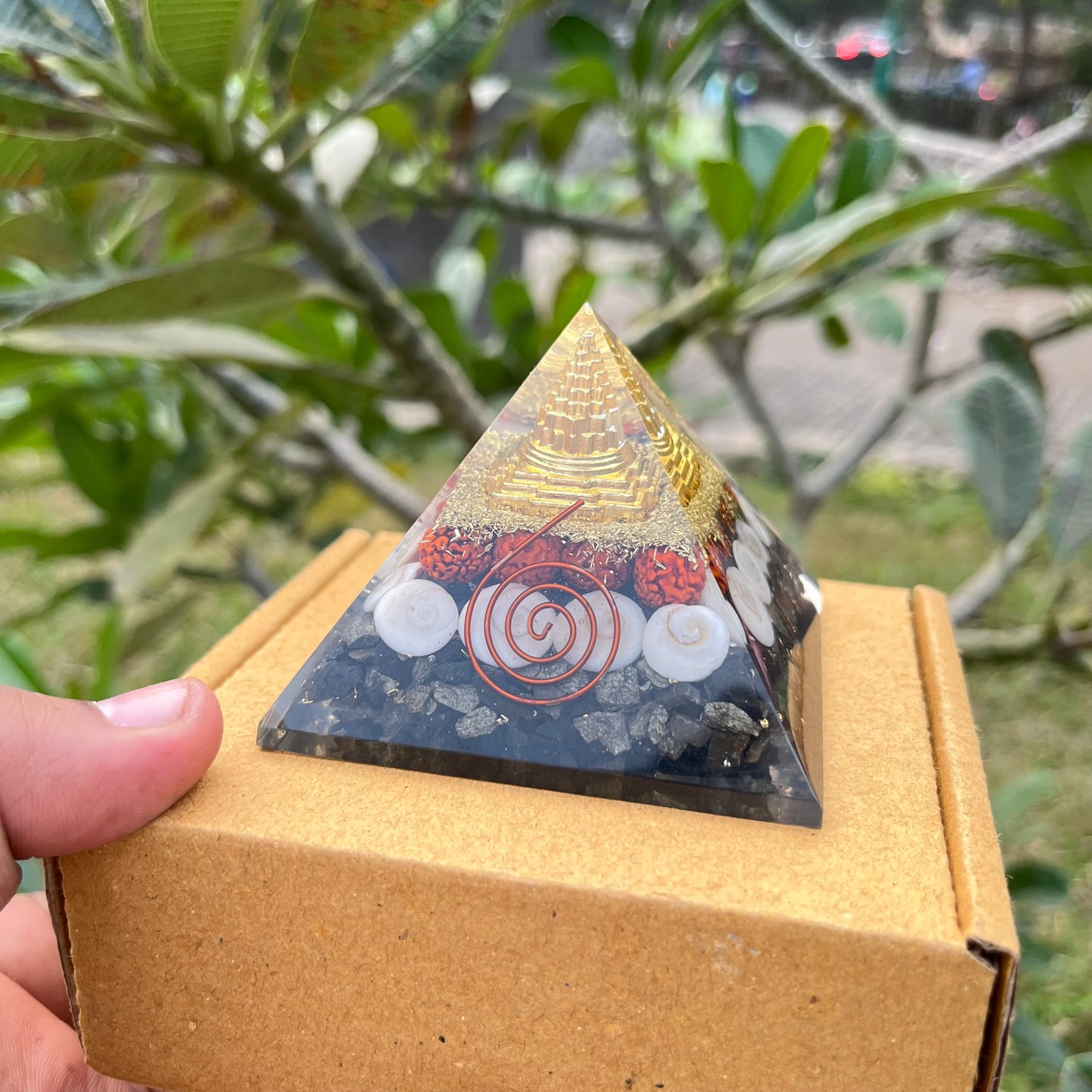 Money Magnet Pyrite Pyramid.