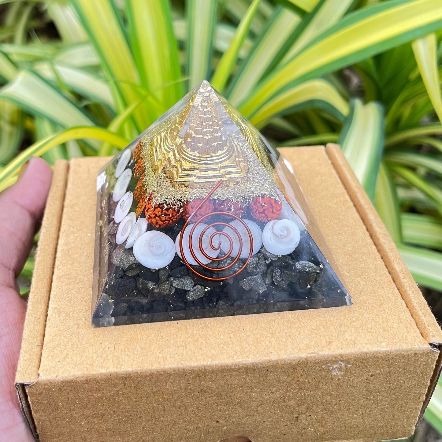 Money Magnet Pyrite Pyramid.